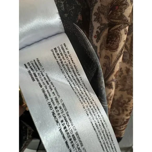 DESIGUAL NWT $115 Katrina Patchwork Look Lined Mesh Top Size US L - Picture 10 of 12